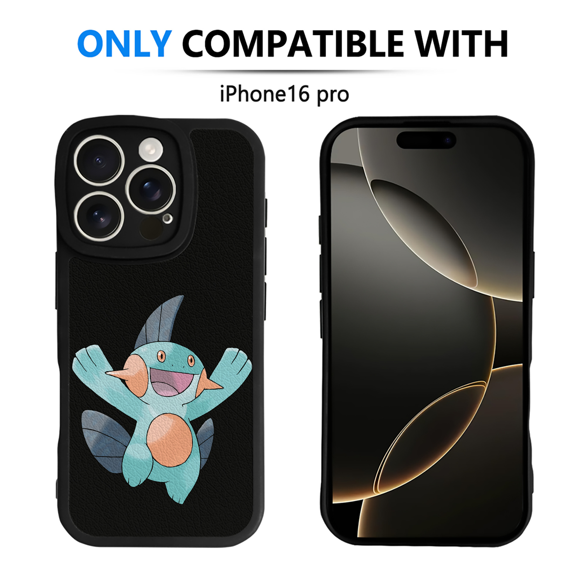 ポケットモンスター Pokémon 【iPhone 16シリーズ対応】シリコンスマホケース（レザー調） 材質：シリコン